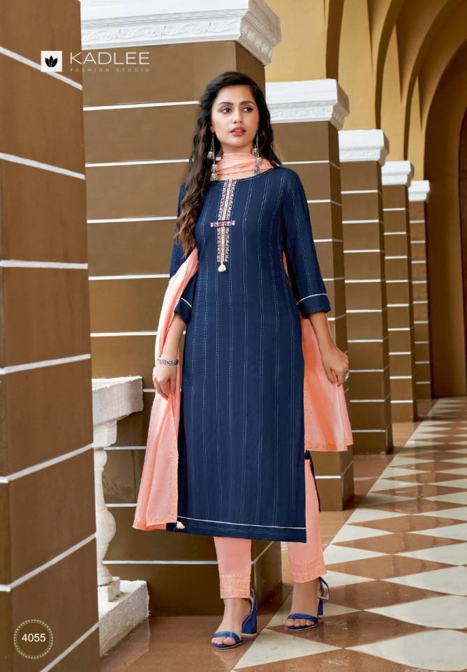 Kadlee Parampara Latest Fancy Designer Festive Wear Viscose Ready Made Collection